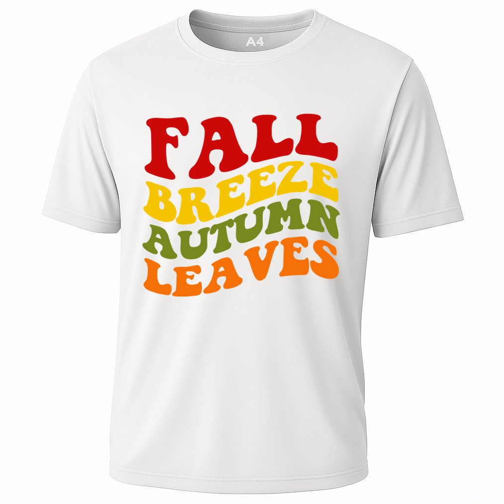 Fall Breeze Autumn Leaves Retro Performance Shirt
