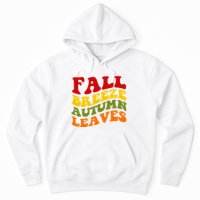 Fall Breeze Autumn Leaves Retro Hoodie