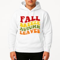 Fall Breeze Autumn Leaves Retro Hoodie