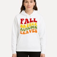 Fall Breeze Autumn Leaves Retro Hoodie