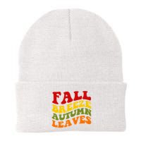 Fall Breeze Autumn Leaves Retro Beanie
