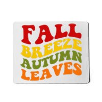 Fall Breeze Autumn Leaves Retro Mousepad