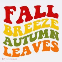 Fall Breeze Autumn Leaves Retro Baby Bodysuit