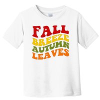 Fall Breeze Autumn Leaves Retro Toddler T-Shirt