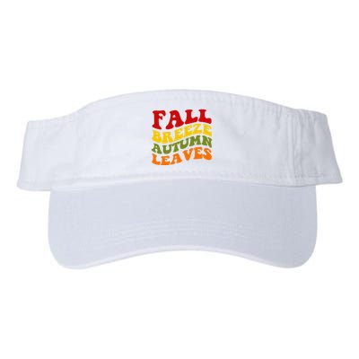 Fall Breeze Autumn Leaves Retro Visor