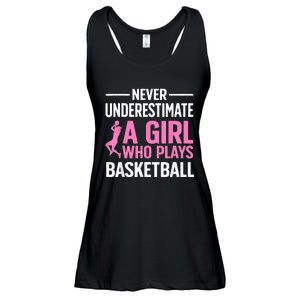 Funny Basketball Art For Girls Ns Basketball Player Ladies Essential Flowy Tank