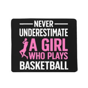 Funny Basketball Art For Girls Ns Basketball Player Mousepad