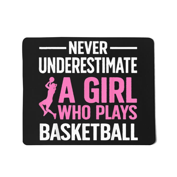 Funny Basketball Art For Girls Ns Basketball Player Mousepad