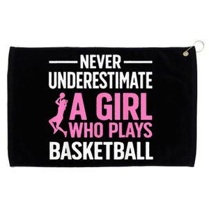 Funny Basketball Art For Girls Ns Basketball Player Grommeted Golf Towel