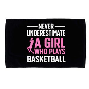 Funny Basketball Art For Girls Ns Basketball Player Microfiber Hand Towel