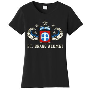 Ft Bragg Alumni Army 82nd Airborne Division Paratrooper Women's T-Shirt