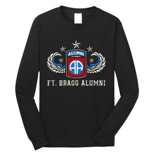 Ft Bragg Alumni Army 82nd Airborne Division Paratrooper Long Sleeve Shirt