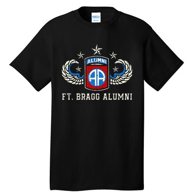 Ft Bragg Alumni Army 82nd Airborne Division Paratrooper Tall T-Shirt