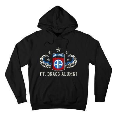 Ft Bragg Alumni Army 82nd Airborne Division Paratrooper Tall Hoodie