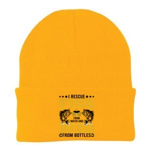 Funny Beer And Fish Knit Cap Winter Beanie