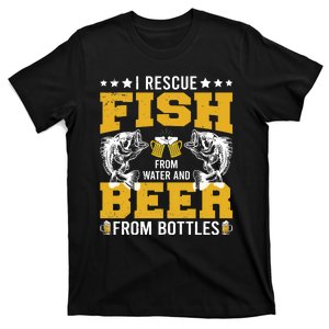 Funny Beer And Fish T-Shirt