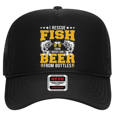 Funny Beer And Fish Trucker Hat