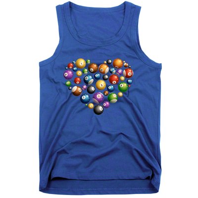 Funny Billiards Art Pool Lover Billiard Player Cool Gift Tank Top