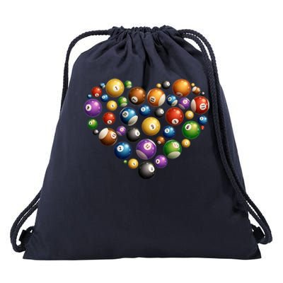 Funny Billiards Art Pool Lover Billiard Player Cool Gift Drawstring Bag