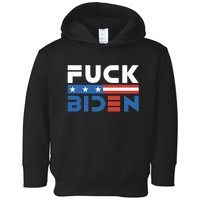 Fuck Biden American Flag Anti Biden Fuck Joe Biden Toddler Hoodie