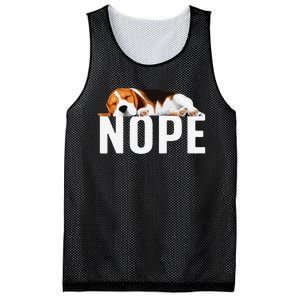 Funny Beagle Art Nope Beagle Dog Beagle Lover Gift Mesh Reversible Basketball Jersey Tank