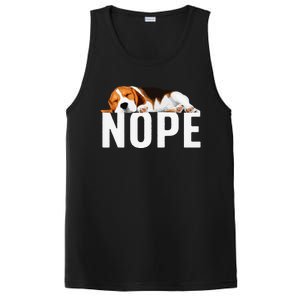 Funny Beagle Art Nope Beagle Dog Beagle Lover Gift PosiCharge Competitor Tank