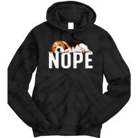 Funny Beagle Art Nope Beagle Dog Beagle Lover Gift Tie Dye Hoodie