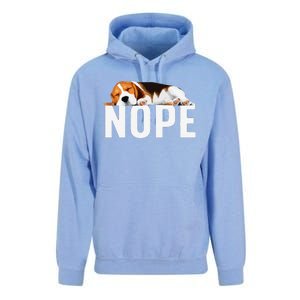 Funny Beagle Art Nope Beagle Dog Beagle Lover Gift Unisex Surf Hoodie