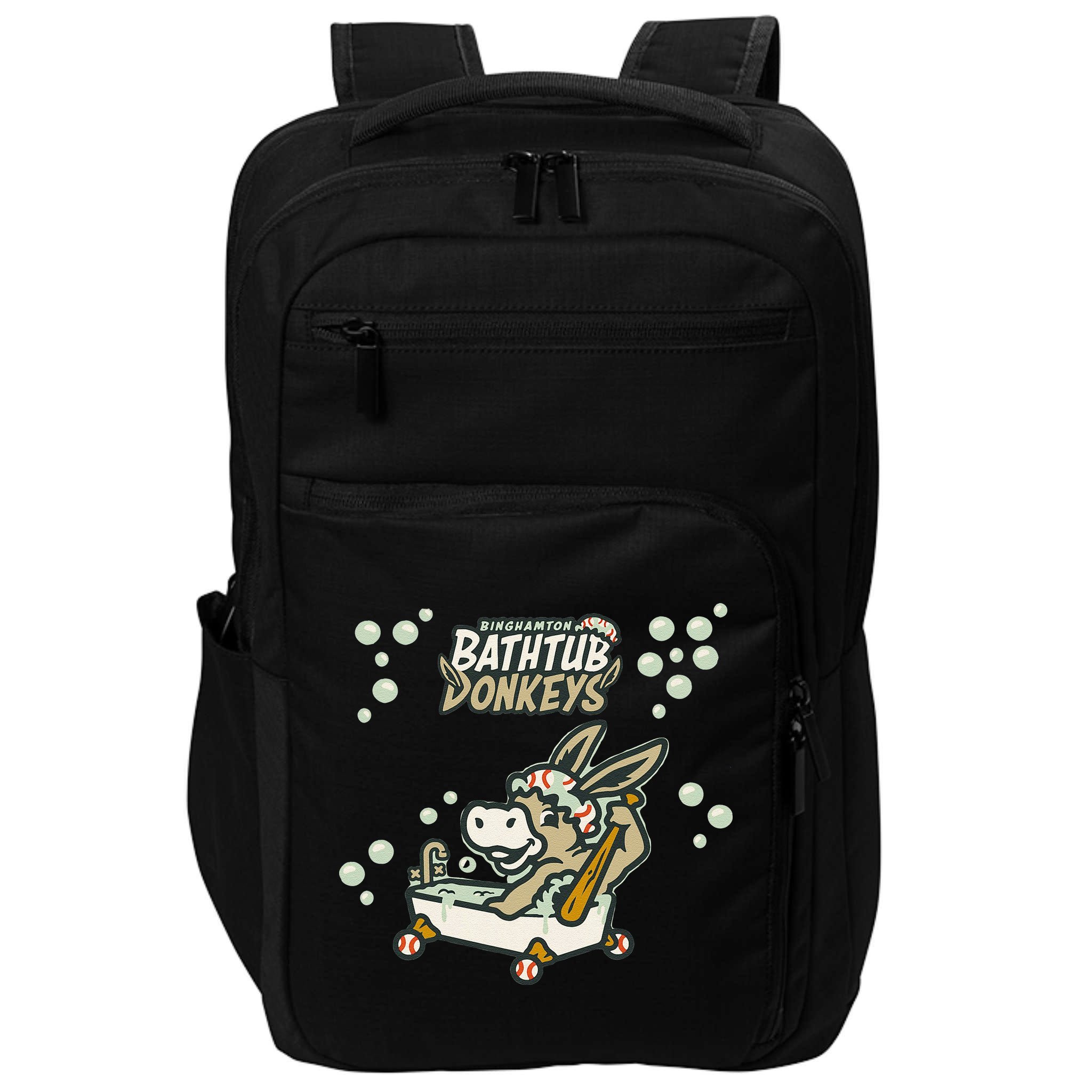 Funny Binghamton Bathtub Donkey Gift Impact Tech Backpack