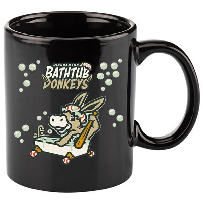 Funny Binghamton Bathtub Donkey Gift 11oz C Handle Ceramic Mug