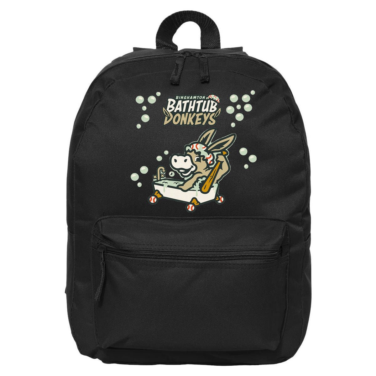 Funny Binghamton Bathtub Donkey Gift 16 in Basic Backpack