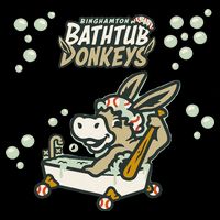 Funny Binghamton Bathtub Donkey Gift 16 in Basic Backpack