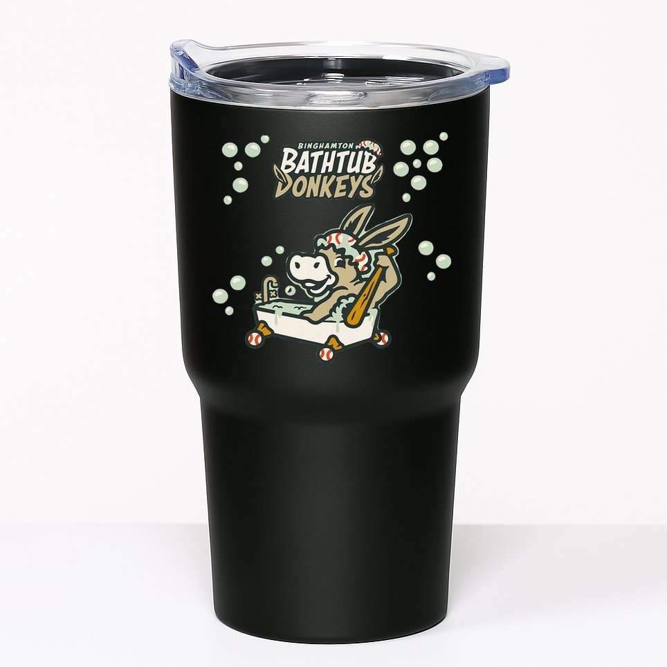 Funny Binghamton Bathtub Donkey Gift Tumbler