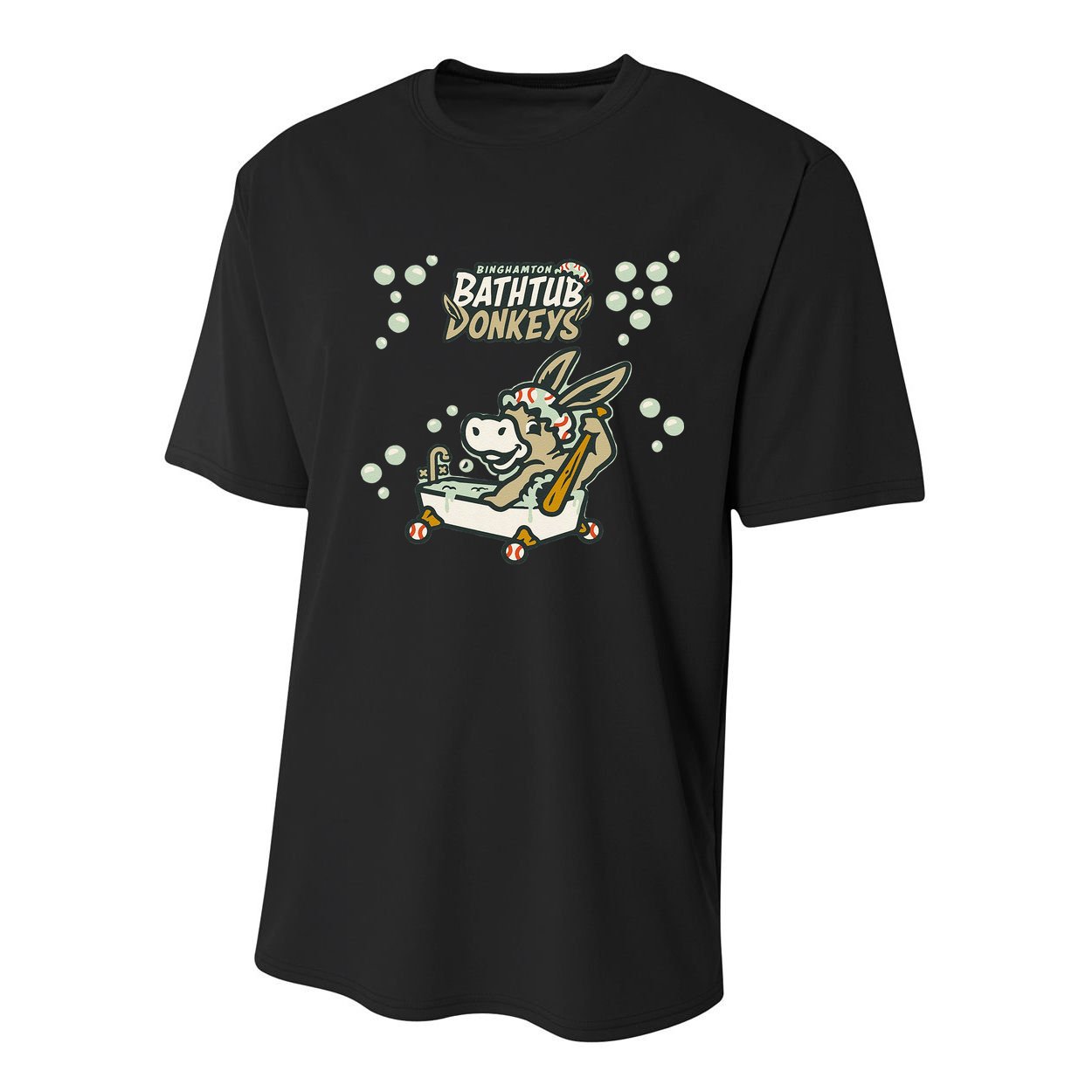 Funny Binghamton Bathtub Donkey Gift Youth Performance Sprint T-Shirt