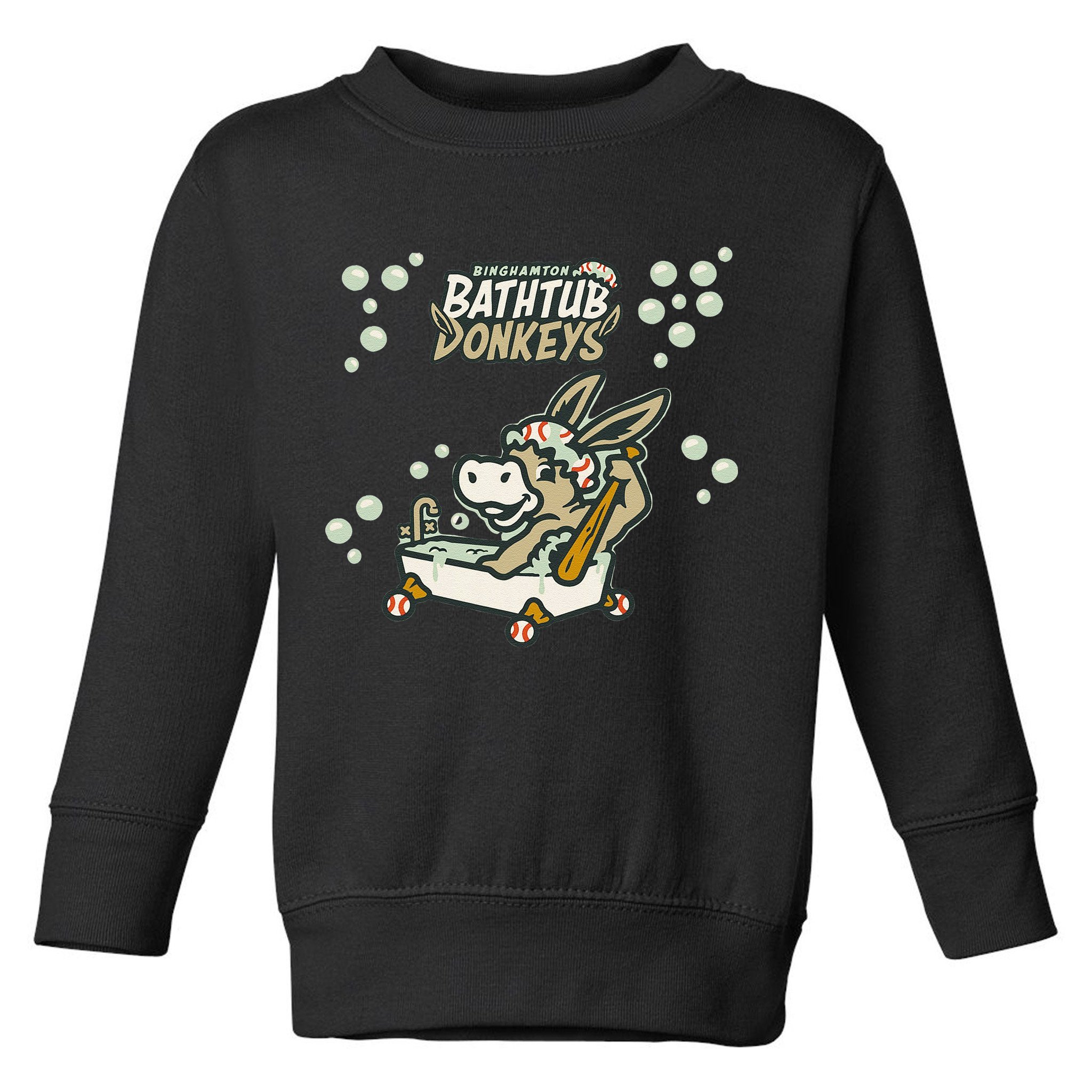 Funny Binghamton Bathtub Donkey Gift Toddler Sweatshirt