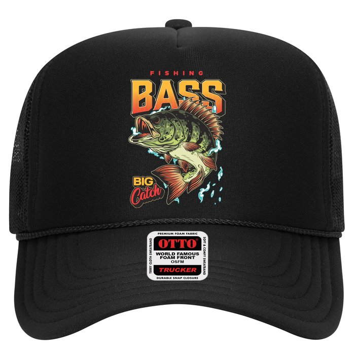 Fishing Bass Bitch Catch Trucker Hat
