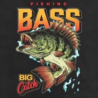 Fishing Bass Bitch Catch Trucker Hat