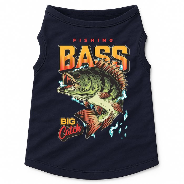 Fishing Bass Bitch Catch Doggie Tank