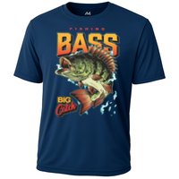 Fishing Bass Bitch Catch Cooling Performance Crew T-Shirt