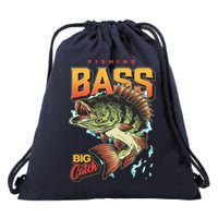Fishing Bass Bitch Catch Drawstring Bag