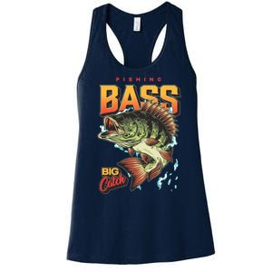 Fishing Bass Bitch Catch Women's Racerback Tank