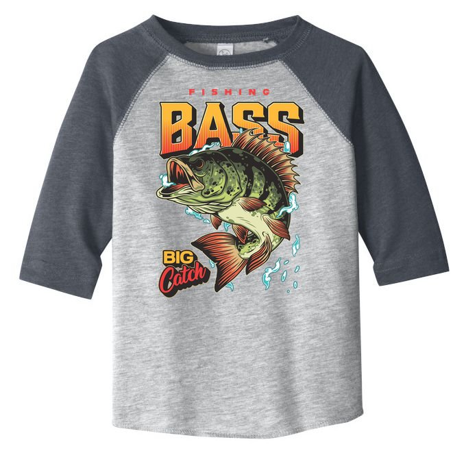 Fishing Bass Bitch Catch Toddler Fine Jersey T-Shirt
