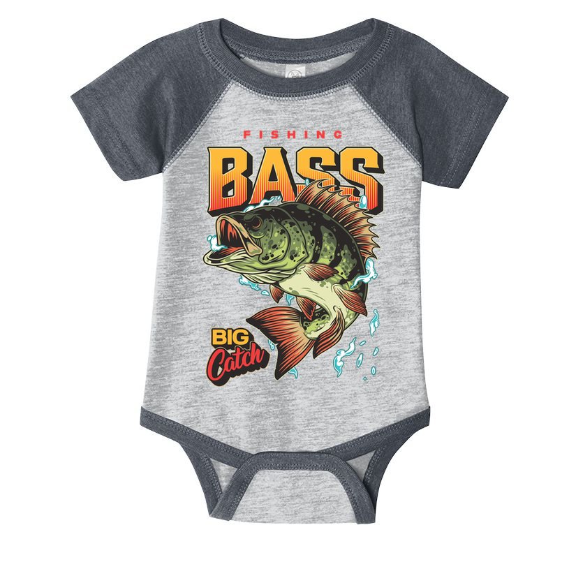 Fishing Bass Bitch Catch Infant Baby Jersey Bodysuit
