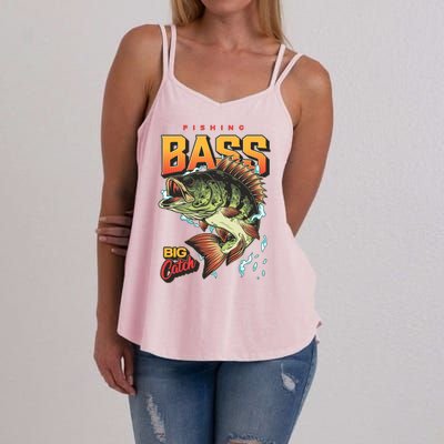 Fishing Bass Bitch Catch Women's Strappy Tank