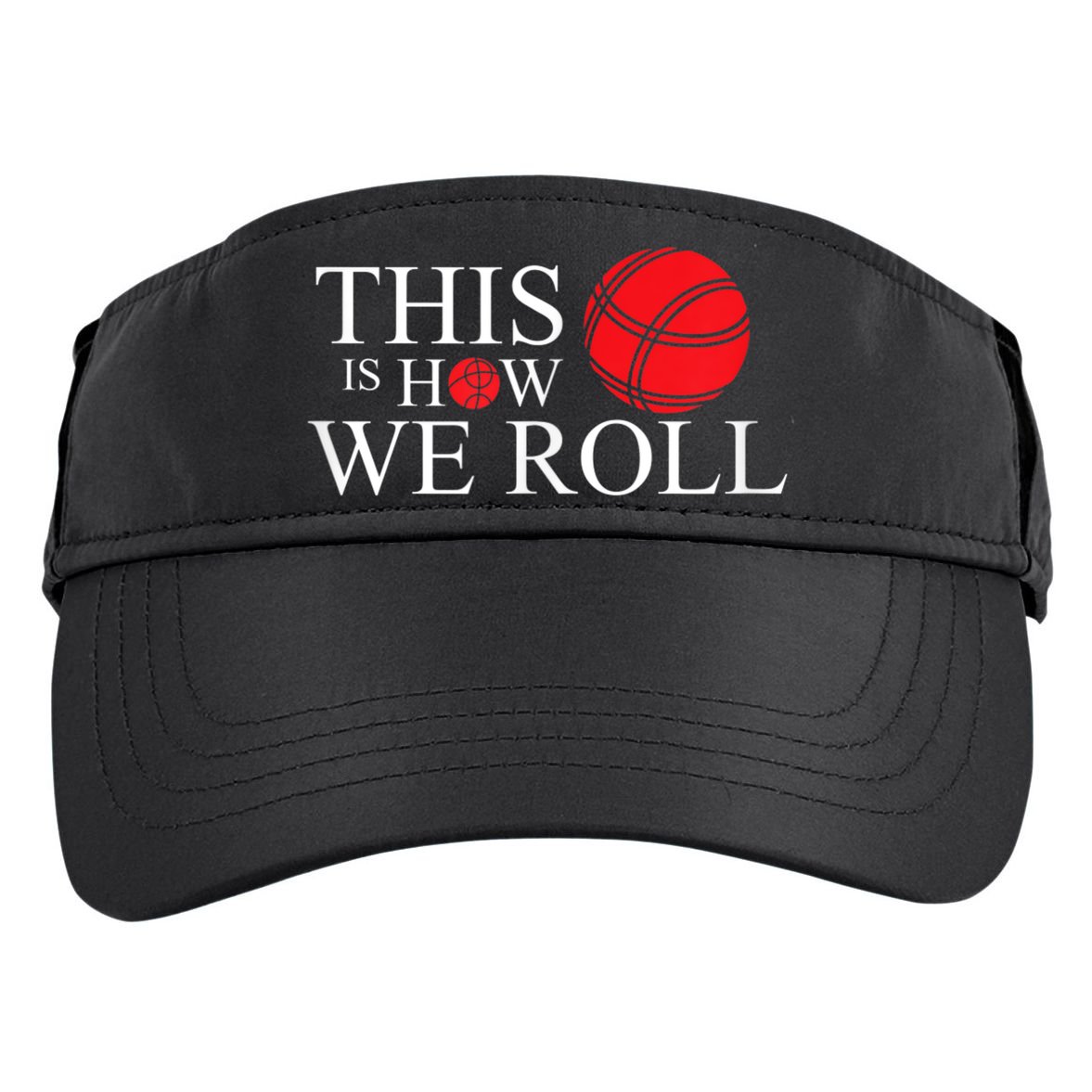 Funny Bocce Ball Bocce Adult Drive Performance Visor