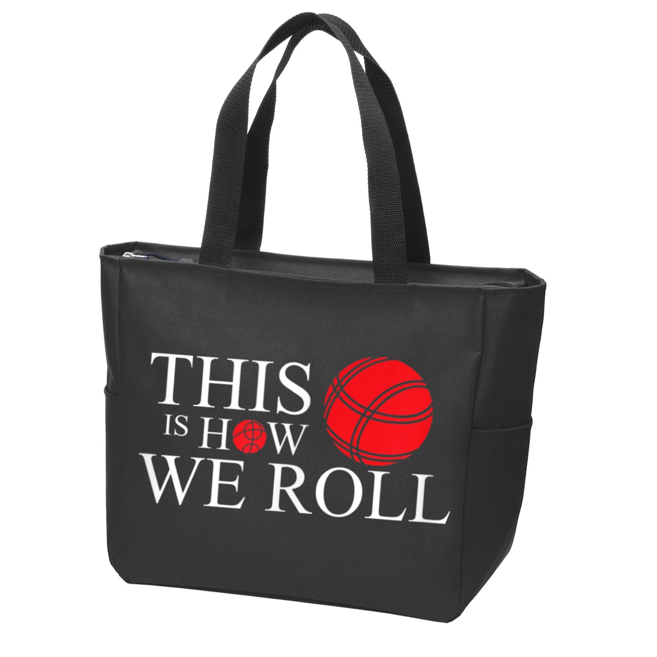 Funny Bocce Ball Bocce Zip Tote Bag