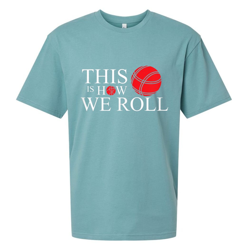 Funny Bocce Ball Bocce Sueded Cloud Jersey T-Shirt