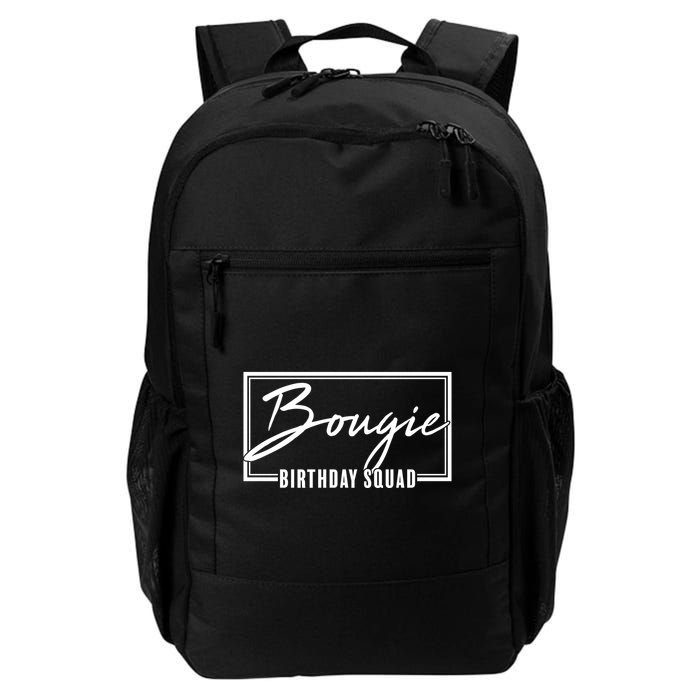 Funny Bougie Birthday Squad Matching Group Shirts Backpack