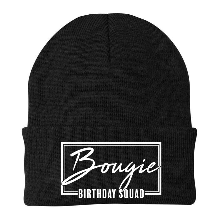 Funny Bougie Birthday Squad Matching Group Shirts Beanie