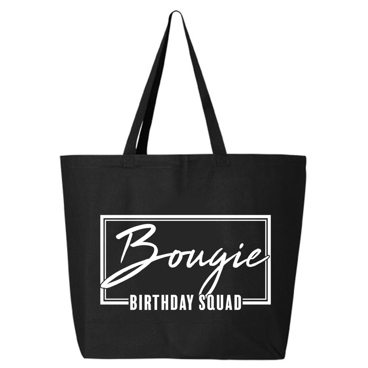 Funny Bougie Birthday Squad Matching Group Shirts 25L Jumbo Tote